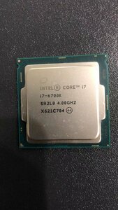 CPU インテル Intel Core I7-6700K プロセッサー 中古 動作未確認 ジャンク品 - A315