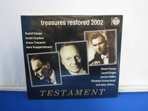 輸入盤【未開封CD】ケンプ オイストラフ など TREASURES RESTORED 2002 SBT2002 管447