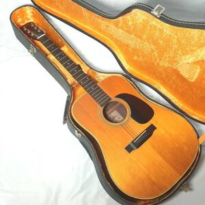 ARIA W-200 アコースティックギター ハードケース付き ドレッドノートタイプ アリア 楽器/180サイズ