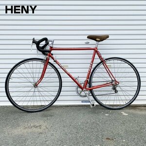 【輸入品】 HENY ヴィンテージ自転車 レッド ロードバイク ドロップハンドル ヨーロッパ直輸入 c11