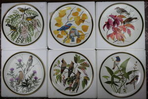 ●HS/　　 Franklin Porcelain 世界の鳴き鳥 プレート 飾り皿 ５枚 インテリア コレクション②