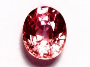 天然パパラチァサファイア ルース 0.508 ct、ソーティング付、ケース入り