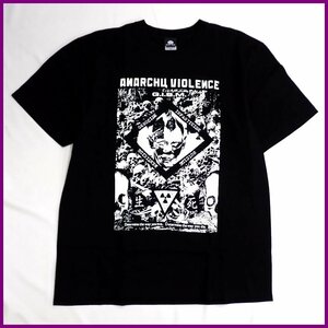 ☆未使用 G.I.S.M./ギズム SEI SHI 半袖Tシャツ メンズXL/ブラック/コットン100%/BEAST ARTS/バンドT/外袋付き&0624000467