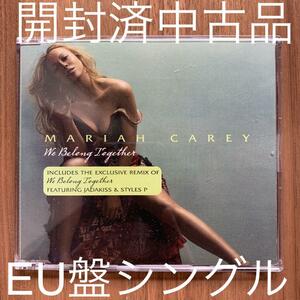 Mariah Carey マライア・キャリー We belong together ウィ・ビロング・トゥゲザー UK盤シングル