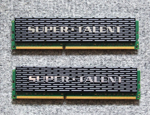 SUPER TALENT WA133UX4G9 Dual Channel Kit (DDR3-1333 4GB x 2枚組 8GB)