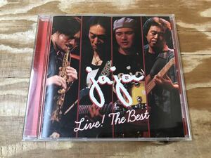m ネコポスG jaja LIVE! The Best CD ジャズ ライブ ザ ベスト ジャジャ ※盤面に小さなキズあり、再生未確認、ケースに傷や汚れなどの難有
