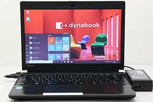 【中古】 東芝 dynabook R734/K Core i7 4800MQ 2.7GHz/8GB/128GB(SSD)/Multi/13.3W/FWXGA(1366x768)/Win10(中古品)　(shin