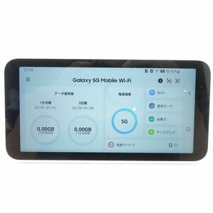 115 au Galaxy 5G Mobile Wi-Fi SCR01 モバイルルーター ※中古