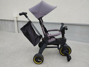 中古doonaリキトライク グレイハウンド 世界最小 折りたたみ 三輪車 10ヶ月〜3歳