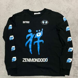 UNDERCOVER ZENMONDOOO アンダーカバー　ロンt tシャツ ナンバリング　L 3 黒　ブラック　54