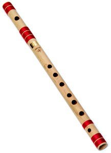 送料無料 バンスリ Bansli インド 管楽器 高品質コンサート用バンスリ(D#管) 民族楽器 インド楽器 エスニック楽器