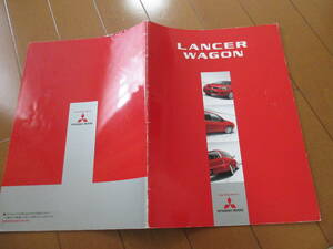 庫40169　カタログ ■三菱●　ランサーワゴン　ＬＡＮＣＥＲ●２００４．３　発行●37　ページ