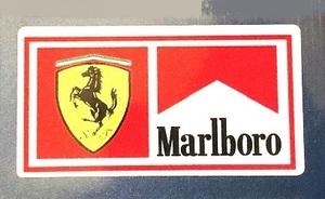 数量限定セール品　　Ferrari 　Marlboro　　ステッカー①