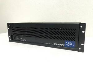 A412-24　QSC USA900 PROFESSIONAL AMPLIFIER 業務用2chパワーアンプ