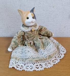 にぶ87号 三毛猫 ハンドメイド 創作人形 着せ替え 手作り人形