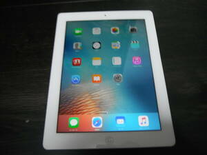 【ジャンク品】Apple iPad Wi-Fi 16GB ホワイト　MD328J　①