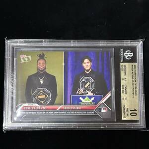 BGS 10 Topps Now ロナルド・アクーニャ・ジュニア 大谷翔平 MVP ゴールドラベル 鑑定品