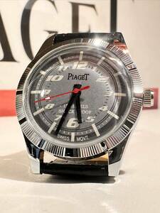 ヴィンテージ ピアジェ PIAGET ライトグレー文字盤 手巻き ユニセックス腕時計 ショックプルーフ ムーブメント 17jewels スイス製再生品 