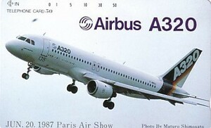 ●エアバスA320テレカ