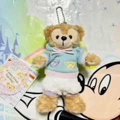 ディズニー⭐️カムファインドスプリング ダッフィー ぬいぐるみバッジ