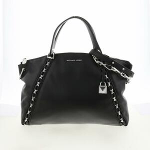 ★美品★Michael Kors マイケルコース 2WAY RS ハンドバッグ 30F7SAES3L Black 黒 ブラック チェーンショルダー