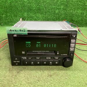 AV2-625 激安 カーステレオ SUBARU PF-4048I-A 0015361 CD MD 本体のみ 簡易動作確認済み 中古現状品