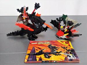 レゴ 2539 コウモリ軍団の飛行機 6007 コウモリ男爵 ミニフィグ ドラゴン こうもり LEGO Bat Lord Fright Knights Flying Machine