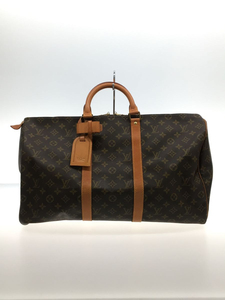 LOUIS VUITTON◆キーポル50_モノグラム_BRW/PVC/ブラウン/VI874