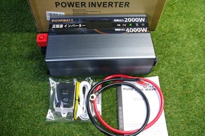 [開封品 設置のみ 中古品 ] ROARBATT 12V 2000W インバーター DC-AC キャンピングカー 防災などに