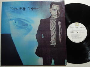 Robert Fripp・Exposure　UK Original LP　w/ promortion sheet & Magazin