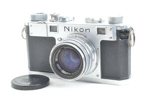 ニコン Nikon S レンジファインダー フィルムカメラ Nikkor HC 5cm f/2 レンズ #6066