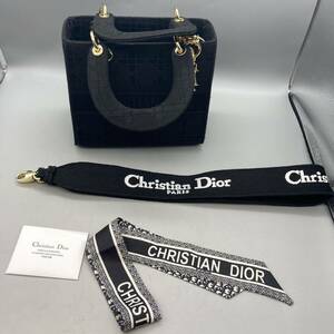 K04102 クリスチャン ディオール レディ ディオール ハンドバッグ レディース 鞄 ブラック Christian Dior