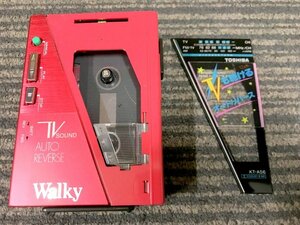 【ジャンク品】Toshiba Walky KT-AS6 カセットプレーヤー 東芝 1円~　S3419
