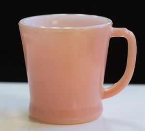 ミント！ ファイヤーキング マグ ピンク 桜色 Dハンドル 耐熱 ミルクガラス パステルカラー 桜 コーヒー アメリカ ビンテージ カップ