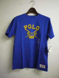 NY/新/即☆Polo/Ralph Lauren/ラルフローレン☆ M/10-12歳用/150/ロゴ コットン 半袖Tシャツ