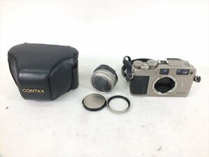 ♪ CONTAX コンタックス G1 フィルム一眼レフ Biogon 2.8/28 中古 現状品 240411E3635