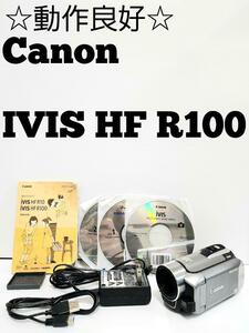 ☆動作良好☆Canon　IVIS HF R100　ビデオカメラ