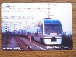 【使用済】　列車の旅で良い思い出でを　　　川崎提携販売センター