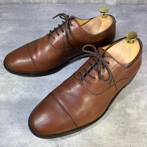 【COLE HAAN】グランドゼロ ビジネスシューズ ストレートチップ ブラウン コンフォートシューズ サイズ25.5cm相当 コールハーン 革靴