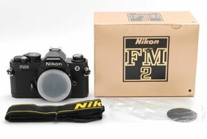 [A- Mint] Nikon New FM2 FM2N Black 35mm SLR Film Camera w/ Box From JAPAN 8777