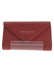 BALENCIAGA◆キーケース/レザー/RED/レディース/499204・6524・Z・203437