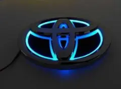 トヨタ 5D LED 発光 エンブレム 交換式 150ｍｍ×105ｍｍ3色選択