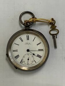 懐中時計 銀時計　昭和レトロ　手巻き アンティーク　スイス製