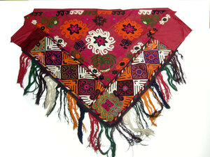 ●アフガニスタンからの贈り物”スザニ　刺繍布　ラカイ”26