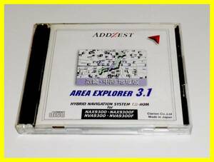 カーナビ用ソフト　ADDZEST　AREA EXPLORER 3.1 近畿・中部 地域版　CD-ROM版　送料無料！