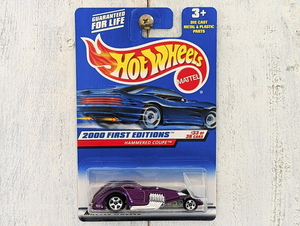 2000New! ハンマード クーペ HAMMERED COUPE 紫■FIRST EDITIONS US版 HOT WHEELS ホットウィール