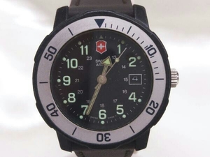 【SWISS MILTARY】3針カレンダー クォール レディース 中古