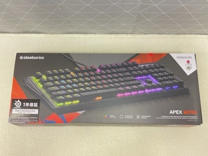 C26 展示品 SteelSeries スティールシリーズ 日本語版 メカニカルキーボード APEX M750 JP 64684 QX2メカニカルRGBスイッチ採用