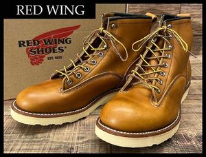 送料無料 未使用デッド 廃盤 USA製 RED WING レッドウィング 2904 12年製 LINEMAN 6インチ レザー ラインマン ブーツ オロイジナル 28.0 ②