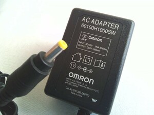 OMRON 血圧計用　ACアダプター 60100H1000SW（６V　1000ｍA）★ 動作品